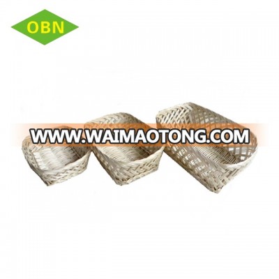 Handicraft sets customized colored cheap wicker bread baskets