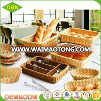 Wholesale cheap bakery bread basket wicker rattan bread basket